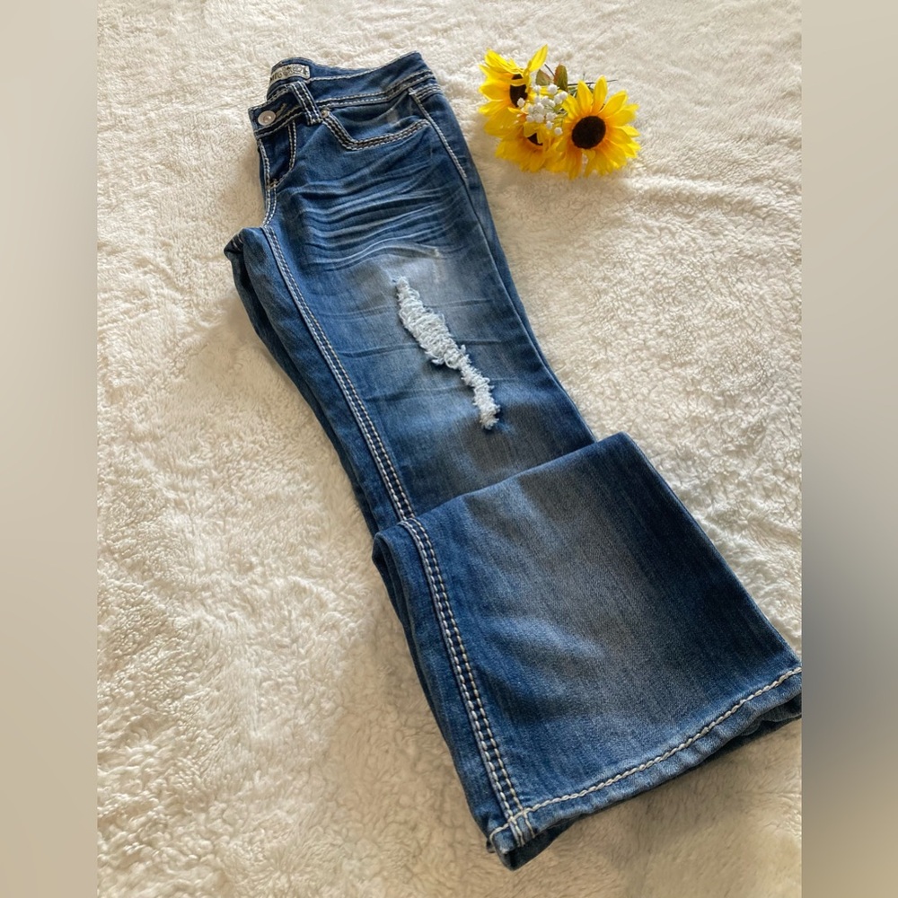 Women’s YMI jeans washed out look